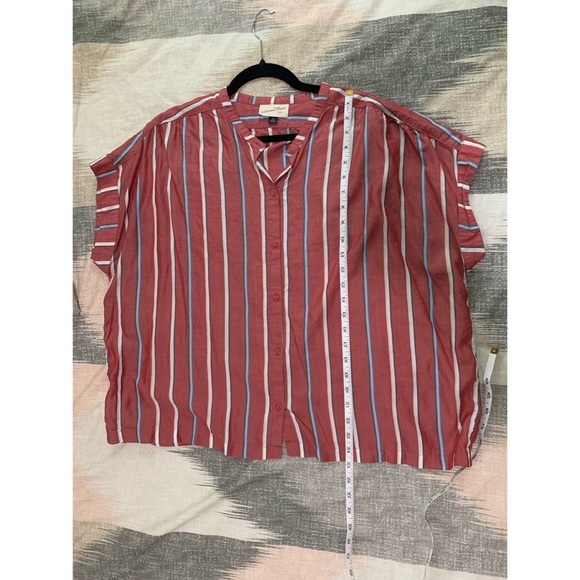 Universal Thread Coral Dolman Striped Blouse XXL - Picture 6 of 8